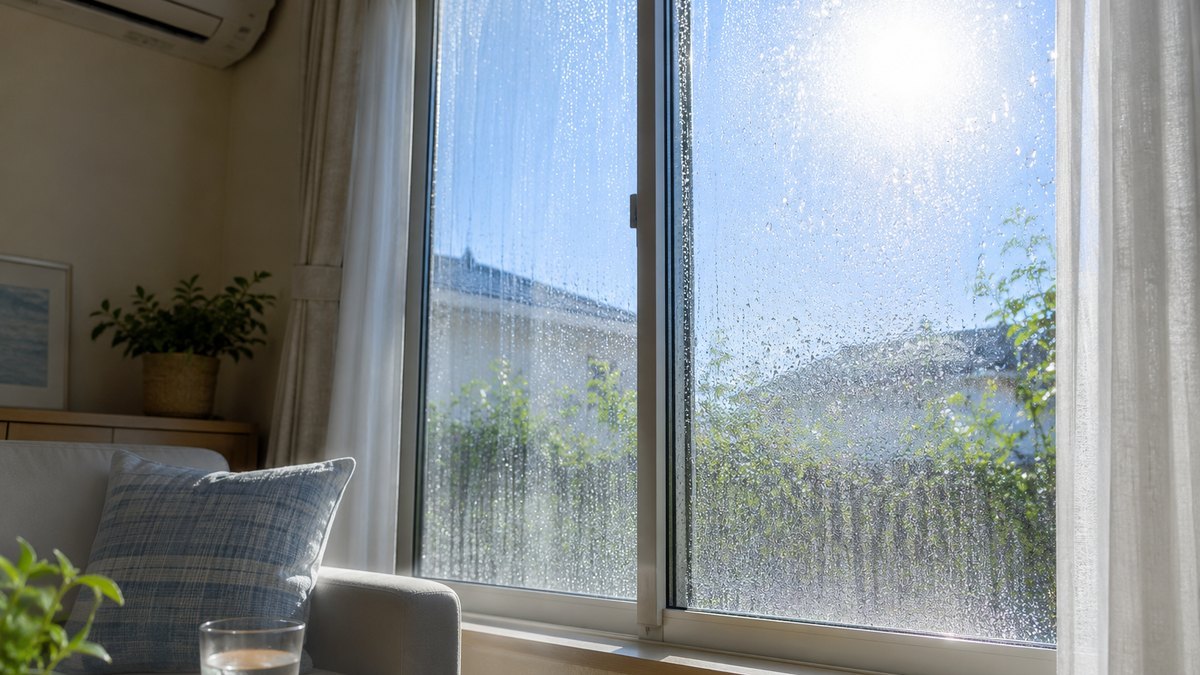 冷房時の結露・湿気をこまめに抑える